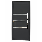 Porta Montada de Giro com Puxador Alumínio 210x100cm Direito Brimak