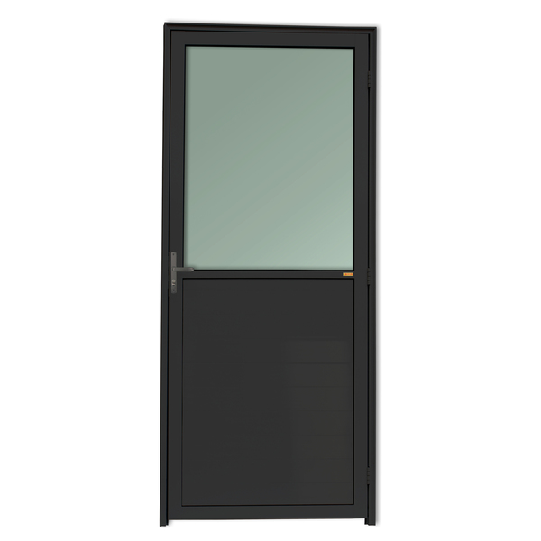 Porta Montada de Giro Lambri e Boreal Alumínio 210x80cm Esquerdo Brimak