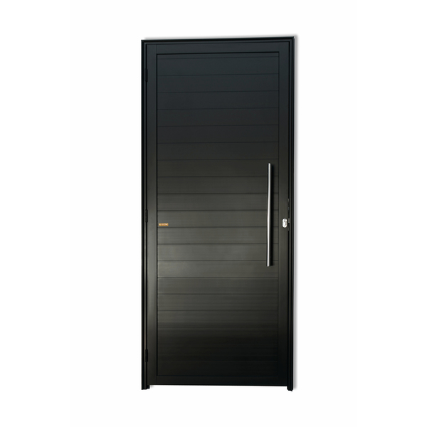 Porta Montada de Giro com Puxador Alumínio 210x90cm Direito Brimak