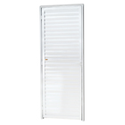 Porta Montada de Giro Veneziana Metal Alumínio Linha 25 Direito 2,10x0,60m Brimak