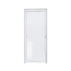 Porta Montada de Giro Lambri Metal Alumínio Super 25 Direito 2,10x0,70m Brimak