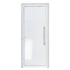 Porta Montada de Giro Lambri Metal Alumínio Super 25 com Puxador Direito 2,10x0,80m Brimak