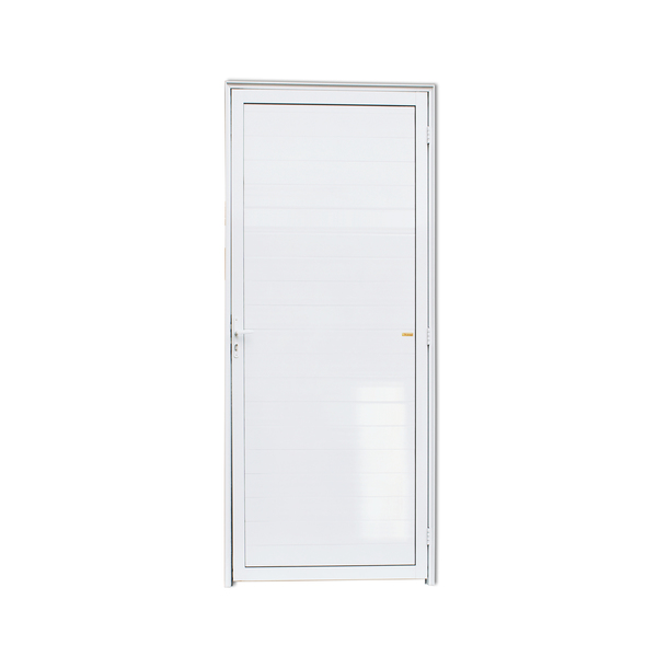 Porta Montada de Giro Lambri Metal Alumínio Super 25 Esquerdo 2,10x0,70m Brimak