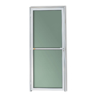 Porta Montada de Giro com Visor Metal Alumínio Linha 25 Esquerdo 2,10x0,90m Brimak