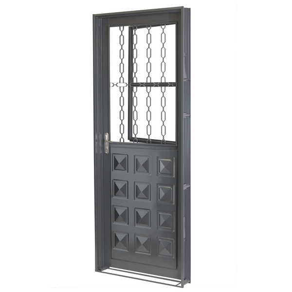 Porta Montada de Giro Postigo de Aço Esquerdo 2,15x0,84m CRV