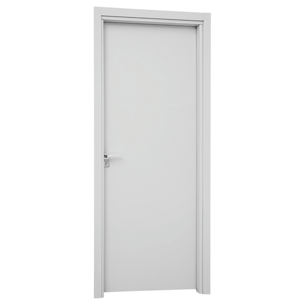 Porta Montada de Giro Lisa de Alumínio PIAE ALNM BRA Esquerdo 2,15x0,88m Sasazaki