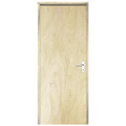 Porta Montada de Giro de Madeira Lisa Natural Direito 2,10x0,82m Esquadrias Sidney