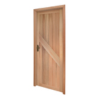 Porta Montada de Giro Lisa Madeira Eucalipto Maciça EWK P14 Direito 2,13x0,945m Rondosul