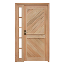 Porta Montada de Giro Lisa Madeira Eucalipto Maciça EWK P12 Direito 2,13x1,09m Rondosul