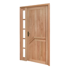 Porta Montada de Giro Lisa Madeira Eucalipto Maciça EWK P13 Direito 2,13x1,09m Rondosul