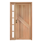 Porta Montada de Giro Lisa Madeira Eucalipto Maciça EWK P14 Direito 2,13x1,09m Rondosul