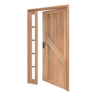 Porta Montada de Giro Lisa Madeira Eucalipto Maciça EWK P14 Direito 2,13x1,09m Rondosul