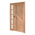 Porta Montada de Giro Lisa Madeira Eucalipto Maciça EWK P14 Direito 2,13x1,19m Rondosul