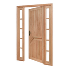 Porta Montada de Giro Lisa Madeira Eucalipto Maciça EWK P13 Direito 2,13x1,34m Rondosul