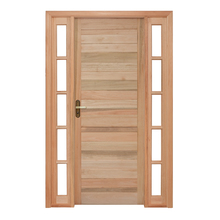 Porta Montada de Giro Lisa Madeira Eucalipto Maciça EWK P28 Direito 2,13x1,34m Rondosul