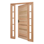 Porta Montada de Giro Lisa Madeira Eucalipto Maciça EWK P28 Direito 2,13x1,34m Rondosul