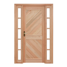 Porta Montada de Giro Lisa Madeira Eucalipto Maciça EWK P12 Direito 2,13x1,44m Rondosul