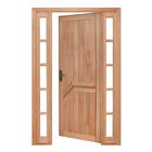 Porta Montada de Giro Lisa Madeira Eucalipto Maciça EWK P13 Direito 2,13x1,44m Rondosul