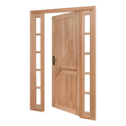 Porta Montada de Giro Lisa Madeira Eucalipto Maciça EWK P13 Direito 2,13x1,44m Rondosul