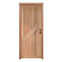 Porta Montada de Giro Lisa Madeira Eucalipto Maciça EWK P14 Esquerdo 2,13x0,845m Rondosul