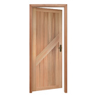 Porta Montada de Giro Lisa Madeira Eucalipto Maciça EWK P14 Esquerdo 2,13x0,845m Rondosul