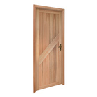 Porta Montada de Giro Lisa Madeira Eucalipto Maciça EWK P14 Esquerdo 2,13x0,845m Rondosul