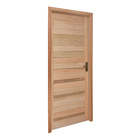 Porta Montada de Giro Lisa Madeira Eucalipto Maciça EWK P28 Esquerdo 2,13x0,845m Rondosul