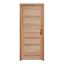 Porta Montada de Giro Lisa Madeira Eucalipto Maciça EWK P28 Esquerdo 2,13x0,945m Rondosul