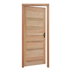 Porta Montada de Giro Lisa Madeira Eucalipto Maciça EWK P28 Esquerdo 2,13x0,945m Rondosul