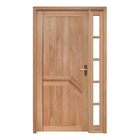 Porta Montada de Giro Lisa Madeira Eucalipto Maciça EWK P13 Esquerdo 2,13x1,09m Rondosul