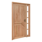Porta Montada de Giro Lisa Madeira Eucalipto Maciça EWK P13 Esquerdo 2,13x1,09m Rondosul