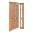 Porta Montada de Giro Lisa Madeira Eucalipto Maciça EWK P13 Esquerdo 2,13x1,09m Rondosul