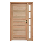 Porta Montada de Giro Lisa Madeira Eucalipto Maciça EWK P28 Esquerdo 2,13x1,09m Rondosul