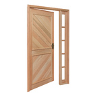 Porta Montada de Giro Lisa Madeira Eucalipto Maciça EWK P12 Esquerdo 2,13x1,19m Rondosul