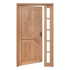 Porta Montada de Giro Lisa Madeira Eucalipto Maciça EWK P13 Esquerdo 2,13x1,19m Rondosul