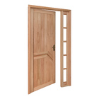 Porta Montada de Giro Lisa Madeira Eucalipto Maciça EWK P13 Esquerdo 2,13x1,19m Rondosul