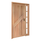 Porta Montada de Giro Lisa Madeira Eucalipto Maciça EWK P14 Esquerdo 2,13x1,19m Rondosul