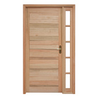Porta Montada de Giro Lisa Madeira Eucalipto Maciça EWK P28 Esquerdo 2,13x1,19m Rondosul