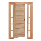 Porta Montada de Giro Lisa Madeira Eucalipto Maciça EWK P28 Esquerdo 2,13x1,34m Rondosul