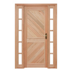 Porta Montada de Giro Lisa Madeira Eucalipto Maciça EWK P12 Esquerdo 2,13x1,44m Rondosul