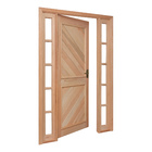 Porta Montada de Giro Lisa Madeira Eucalipto Maciça EWK P12 Esquerdo 2,13x1,44m Rondosul