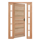 Porta Montada de Giro Lisa Madeira Eucalipto Maciça EWK P28 Esquerdo 2,13x1,44m Rondosul