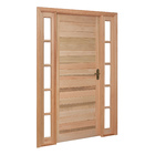 Porta Montada de Giro Lisa Madeira Eucalipto Maciça EWK P28 Esquerdo 2,13x1,44m Rondosul