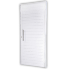 Porta Montada de Giro Lambri de Alumínio Esquerdo Branco 0,88x2,15m 3A Alumínio