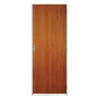 Porta Montada de Giro Lisa Madeira e Metal Esquerdo Melaminica 2,17x0,60m MGM