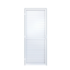 Porta Montada de Giro Laminada Metal Alumínio Riobras Aluminio Direito 2,15x0,85m Ullian