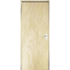 Porta Montada de Giro Lisa Madeira Pinus Direito 2,1x0,62m Esquadrias Sidney