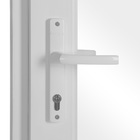 Porta Montada de Giro Lisa Plástico PVC Esquerdo 2,1x0,9m Shine