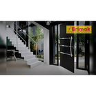 Porta Montada Pivotante com Puxador Alumínio 210x120cm Direito Brimak