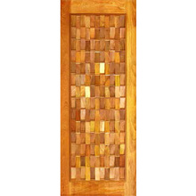 Porta Montada Pivotante de Madeira Eucalipto Ambos os Lados 2,10x1,00m 622 Galon